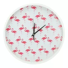 Reloj De Pared Decorativo Tropical Blanco