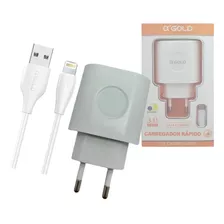 Carregador P/iPhone 5s 6 6s 7 Celular Cabo Usb + Fonte Novo