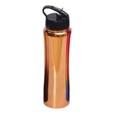 Botella Termica Acero Inox. Con Pico Y Aro Colgante 500ml Color Celeste Y Violeta