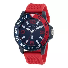 Reloj Para Hombre Nautica Finn World Napfws303 Rojo