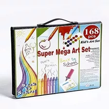 Kit De Arte Para Niños 168 Piezas Set De Crayones De Dibujo