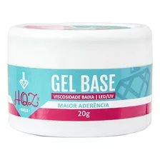 Gel Base Hqz Nails 20g Para Fixação E Aderência Em Alongamentos De Unhas Acrigel