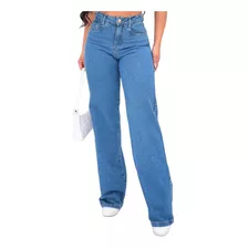 Calça Jeans Wide Leg Pantalona Destroyed Premium Lançamento