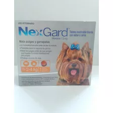 Nexgard Tableta Matapulgas Y Garrapatas De 2a4kg Para Perros