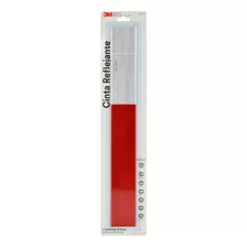 Cinta Reflejante 3m Rojo-blanco 6 Tiras (5.08cm X 45.72cm)