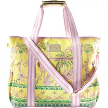 Lilly Pulitzer Refrigerador Amarillo Para Picnic Y Playa, Bo