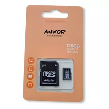 Memoria Sd 128gb Mixor Clase10 100mb/s