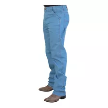 Calça Jeans Masculina Country Carpinteira Costura Reforçada