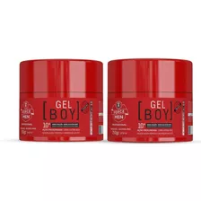 Gel Boy Black Pra Cabelo Extra Forte Com Pigmento Preto 250g