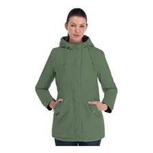 Cazadora Doble Vista Impermeable Capucha Mujer Bingos Star