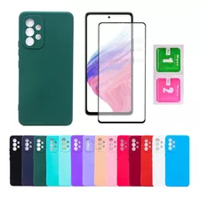 Case Capinha Veludo + 2 Brinde Para Samsung Galaxy A13 4g