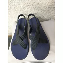 Sandalias M 2000 Beach Azules Y Negras 41/42.