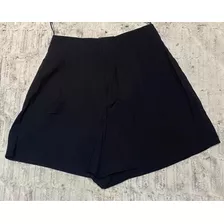 Short Zara Negro Mujer Talla S