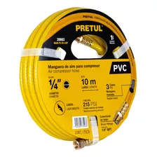 Manguera De Pvc Para Compresora 10 M X 1/4' Pretul 20663