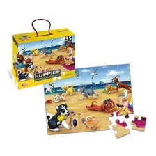 Puzzle Rompecabezas 35 Pzs Grandes Perritos Puppies Cresko