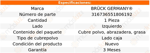 1- Cubre Polvo Lado Caja Izq P/ Ford Ka L4 1.6l 01/08 Bruck Foto 2