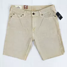 Bermudas Hollister Hombre Classic Flex Saldo Claro T 32