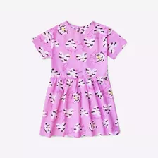 Vestido Nena Grisino Infantil Verano Volados 