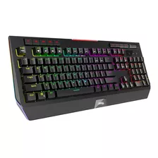 Teclado Mecanico Gamer Xsoul Gaming Xk1000 Rainbow C/luces Color Del Teclado Negro Idioma Español Latinoamérica