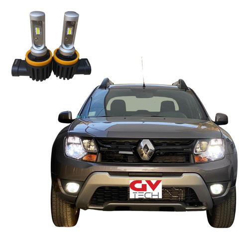 Foco Led H8 H11 Luz Antiniebla For 2013-2019 Renault Duster