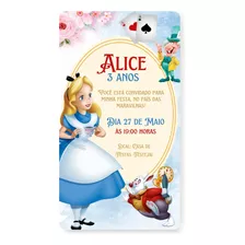 Convite Digital | Virtual Alice No País Das Maravilhas 08