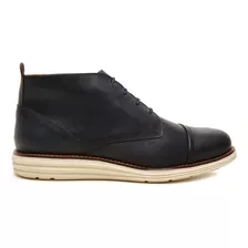 Bota Coturno Masculino Casual Mocflex Em Couro Legitimo 