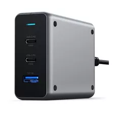 Carregador Mesa Satechi 100w Pd Gan P/ iPad, Macbook, iPhone