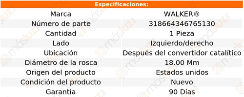 Sensor Ox O2 Izq/der Despus Cc Qx80 V8 5.6l 20/21 Walker Foto 6