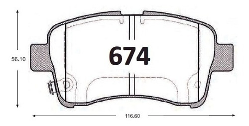 Pastillas De Frenos Delanteras Suzuki Aerio 2001-2005 Foto 2