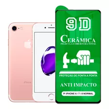 Película P/ iPhone 6 7 8 Normal - 9d Cerâmica Resistente