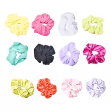 Scrunchies Colita Pelo Pack X 5 Unidades Varios Modelos