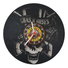 Guns N Roses, Rock, Banda, Relógio De Parede, Vinil