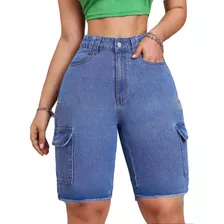 Short Mezclilla Colombiano Levanta Pompas Para Mujer