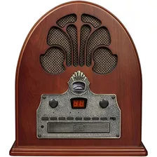 Crosley Cr32d Cathedral Retro Am Fm Tabletop Radio With Blu