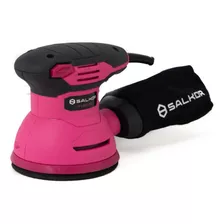 Lijadora Roto Orbital 125mm 300 Watts Salkor Lrpr1200 Rosa Color Rosa Chicle Frecuencia 50