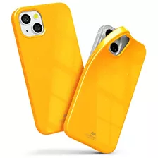 Funda Para iPhone 13 Mini Amarillo Tpu Goma-02