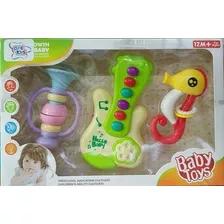 Brinquedo Infantil Kit Musical C/ Som E Luz - Cute Toys