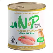 Ração Úmida Natural N & P Cães Adultos Pate Frango Lata 280g