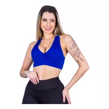 Top Fitness Academia C/ Bojo Liso Tops Para Malhar Nadador 