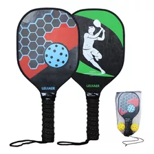 Raquetas De Madera Raquetas De Pickleball 2 Piezas