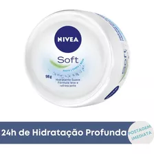 Hidratante Para O Rosto, Corpo E Mãos Nívea Soft 98g