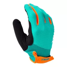 Guantes Trip Touch Gel Black Turq Orange M, L Y Xl