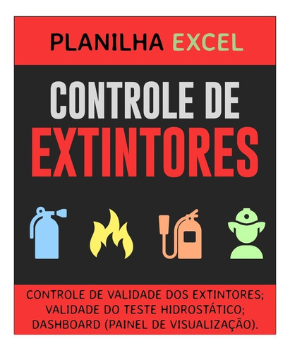 Planilha Excel - Controle De Vencimento De Extintores
