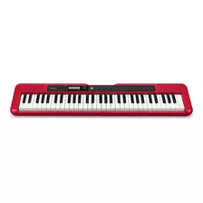 Teclado Órgano Casio Cts200 Rojo Con Salida Usb