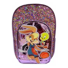 Morral Maleta Bolso De Space Jam Lola Bunny Para Niña