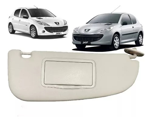 Visera Peugeot 206 2009 2015 Izquierda + Derecha 2mplastic Foto 4