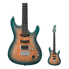 Guitarra Super Strato Tampo Maple Ibanez Sa460mbw Sub