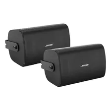 Par Bafles Para Montaje En Superficie Bose Fs4se Apto Exteriores 40w Rms Con Soporte Negro