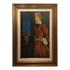 Tela De Clóvis Graciano Retrato De Senhora (obra Catalogada)