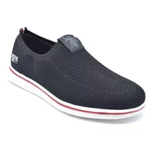 Tenis Casual U.s. Polo Assn. Color Negro Modelo 48-030